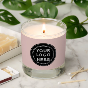 Elegant & Sleek Black QR Code Scented Candle