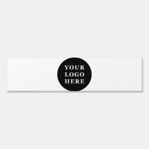 Elegant & Sleek Black QR Code Sign