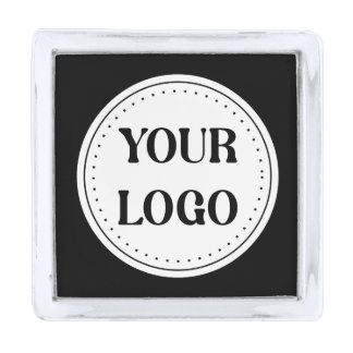 Elegant & Sleek Black QR Code Silver Finish Lapel Pin