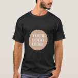 Elegant & Sleek Black QR Code T-Shirt<br><div class="desc">This design is accessible to all. Feel free to customize the logo,  images,  tStylish Black QR Code Design | Elegant Brandext,  and colors according to your preferences. Thank you very much.</div>