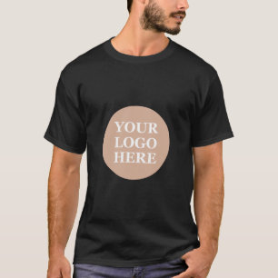Elegant & Sleek Black QR Code T-Shirt