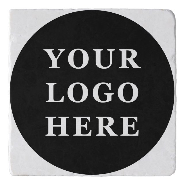 Elegant & Sleek Black QR Code Trivet (Front)