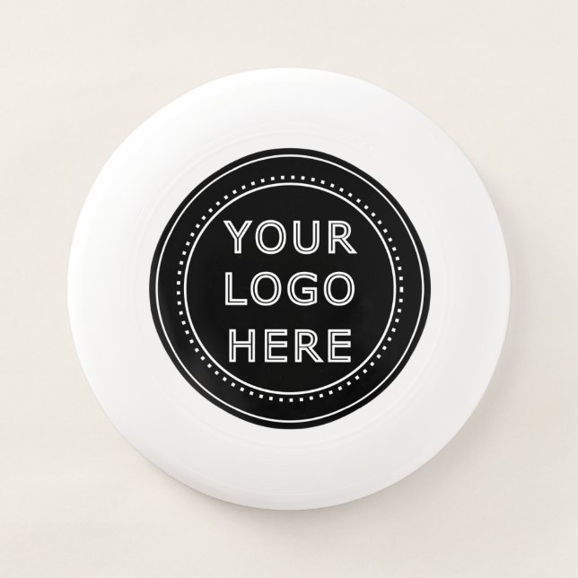 Elegant & Sleek Black QR Code Wham-O Frisbee (Front)