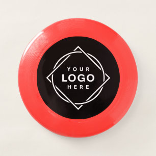 Elegant & Sleek Black QR Code Wham-O Frisbee