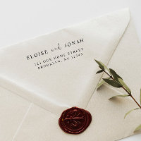 Elegant Sleek Stylish Modern Wedding Couple Simple