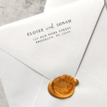 Elegant Sleek Stylish Modern Wedding Couple Simple Self-inking Stamp<br><div class="desc">Elegant,  stylish,  and trendy return address label stamp,  perfect for Wedding save the dates,  rsvp stationery,  engagement party invitations or simply to upgrade your everyday mailings.</div>