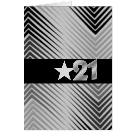 Elegant Sliver Star Cards (Front)