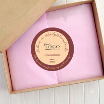 Elegant Small Business Thank you Sticker