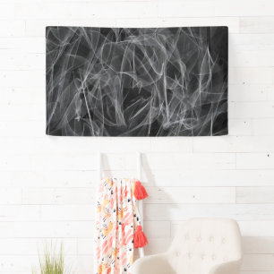 Elegant Smoke Swirl Texture Banner