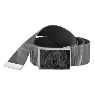 Elegant Smoke Swirl Texture Belt