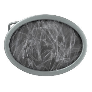 Elegant Smoke Swirl Texture Belt Buckle