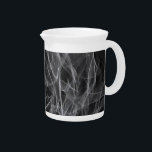 Elegant Smoke Swirl Texture Beverage Pitcher<br><div class="desc">Elegant Smoke Swirls – Mystical Abstract Texture This black-and-white smoke swirl design creates a dreamy, elegant and mysterious atmosphere. Soft flowing lines form a sophisticated abstract pattern, perfect for modern accessories, minimalist wall art, tech items, and stylish home decor. A timeless and versatile design for fans of dark aesthetics and...</div>