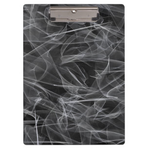 Elegant Smoke Swirl Texture Clipboard