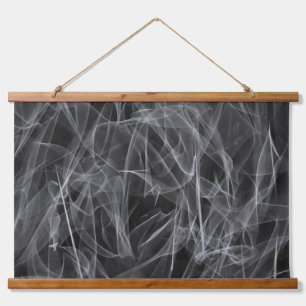 Elegant Smoke Swirl Texture Hanging Tapestry