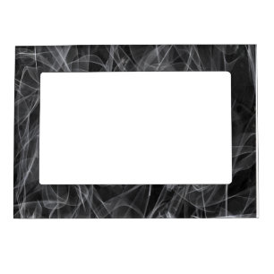 Elegant Smoke Swirl Texture Magnetic Frame