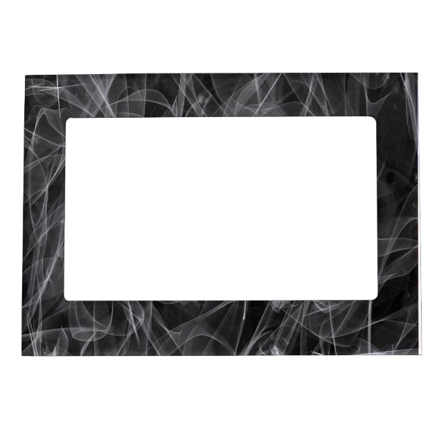 Elegant Smoke Swirl Texture Magnetic Frame (Front)