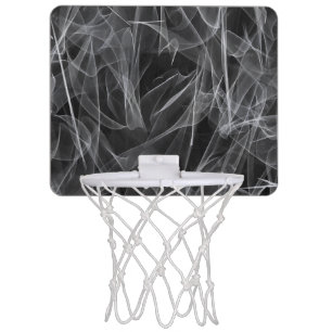 Elegant Smoke Swirl Texture Mini Basketball Hoop