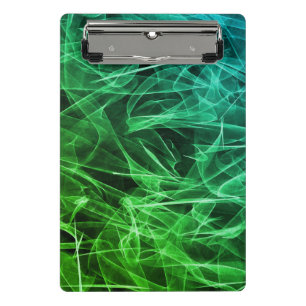 Elegant Smoke Swirl Texture Mini Clipboard