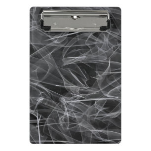 Elegant Smoke Swirl Texture Mini Clipboard