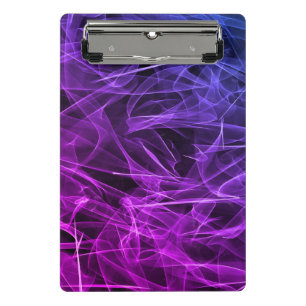 Elegant Smoke Swirl Texture Mini Clipboard