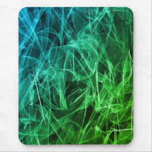 Elegant Smoke Swirl Texture Mouse Pad