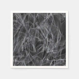 Elegant Smoke Swirl Texture Napkins