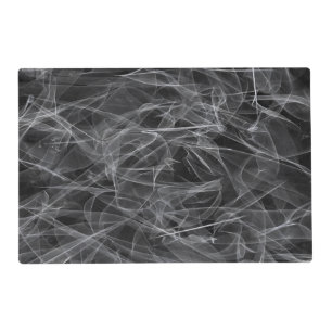Elegant Smoke Swirl Texture Placemat