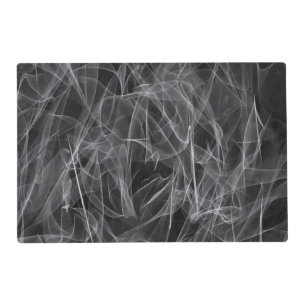Elegant Smoke Swirl Texture Placemat
