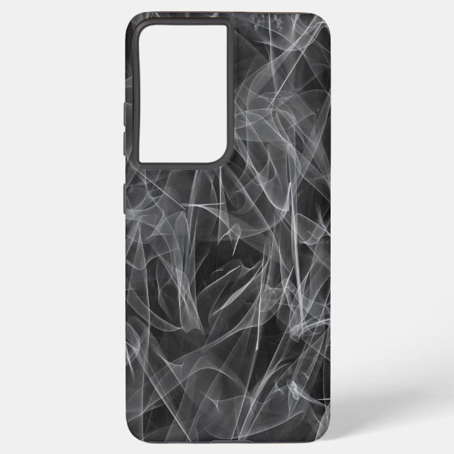 Elegant Smoke Swirl Texture Samsung Galaxy Case (Back)