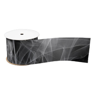 Elegant Smoke Swirl Texture Satin Ribbon