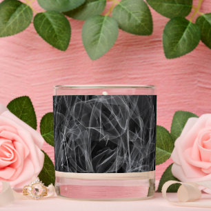 Elegant Smoke Swirl Texture Scented Candle