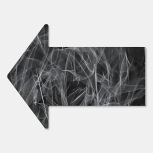 Elegant Smoke Swirl Texture Sign