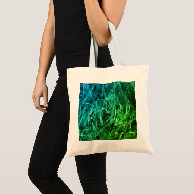 Elegant Smoke Swirl Texture Tote Bag (Front (Product))