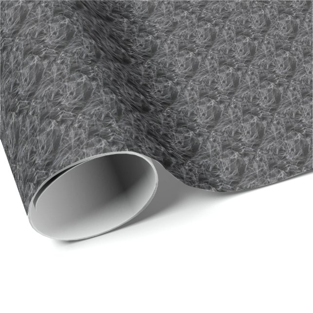 Elegant Smoke Swirl Texture Wrapping Paper (Roll Corner)