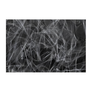 Elegant Smoke Swirls – Mystical Aesthetics Acrylic Print