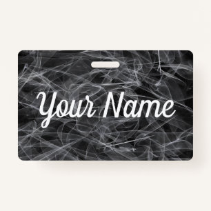 Elegant Smoke Swirls – Mystical Aesthetics Badge