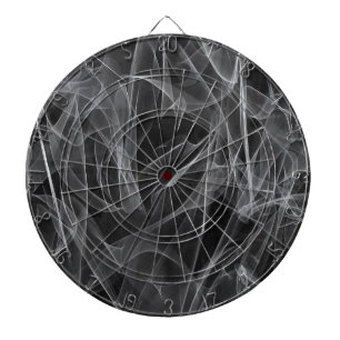 Elegant Smoke Swirls – Mystical Aesthetics Dart Board