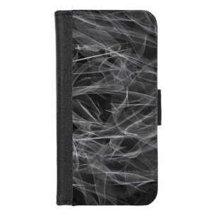 Elegant Smoke Swirls – Mystical Aesthetics iPhone 8/7 Wallet Case