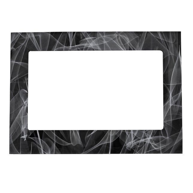 Elegant Smoke Swirls – Mystical Aesthetics  Magnetic Frame (Front)