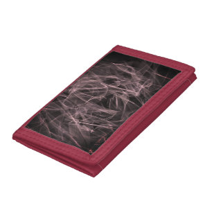 Elegant Smoke Swirls – Mystical Aesthetics Trifold Wallet