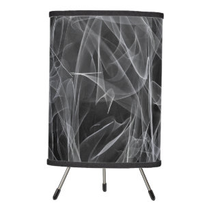 Elegant Smoke Swirls – Mystical Aesthetics Tripod Lamp