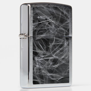 Elegant Smoke Swirls – Mystical Aesthetics Zippo Lighter