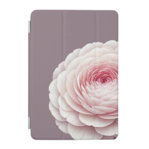 Elegant Smoky Mauve Blush Floral iPad Mini Cover