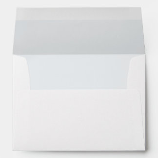 Elegant Snow White Lined Envelope