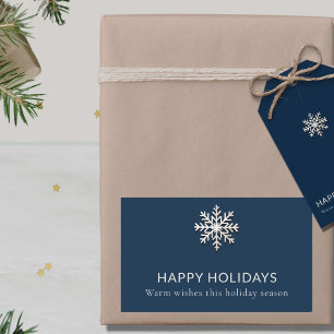 Elegant Snowflake Holiday Sticker