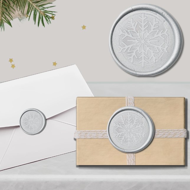 Elegant Snowflake Wax Seal Sticker (Creator Uploaded)