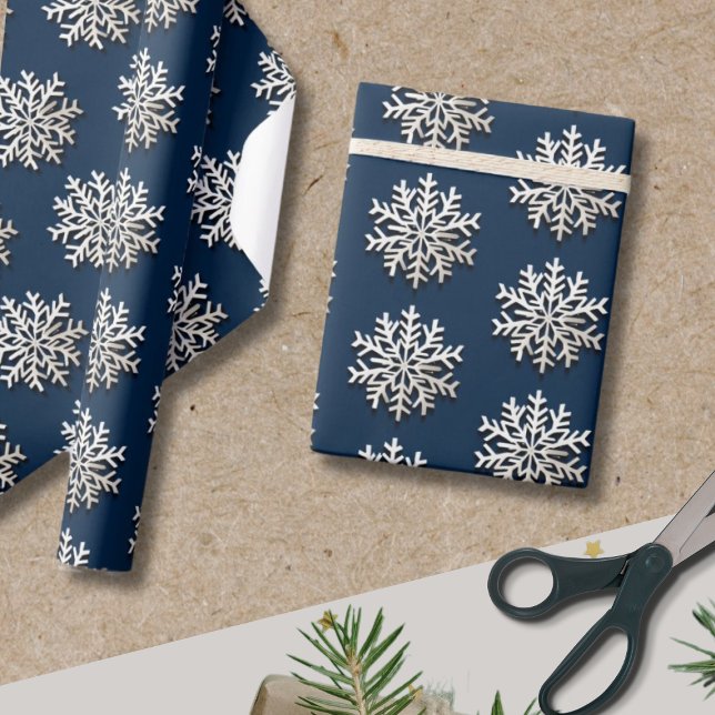 Elegant Snowflake Wrapping Paper (Creator Uploaded)