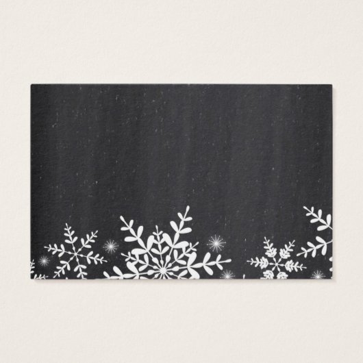 Elegant Snowflakes Baby Shower Bring a Book Card (Back)