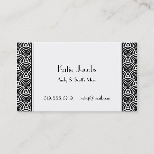 Elegant Social Calling Cards Business Card Templates
