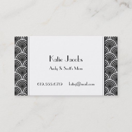 Customizable Elegant Social Calling Cards Business Card Templates